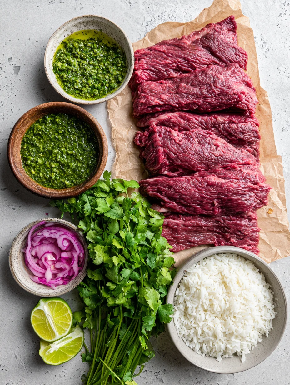 Skirt Steak Rice Bowls