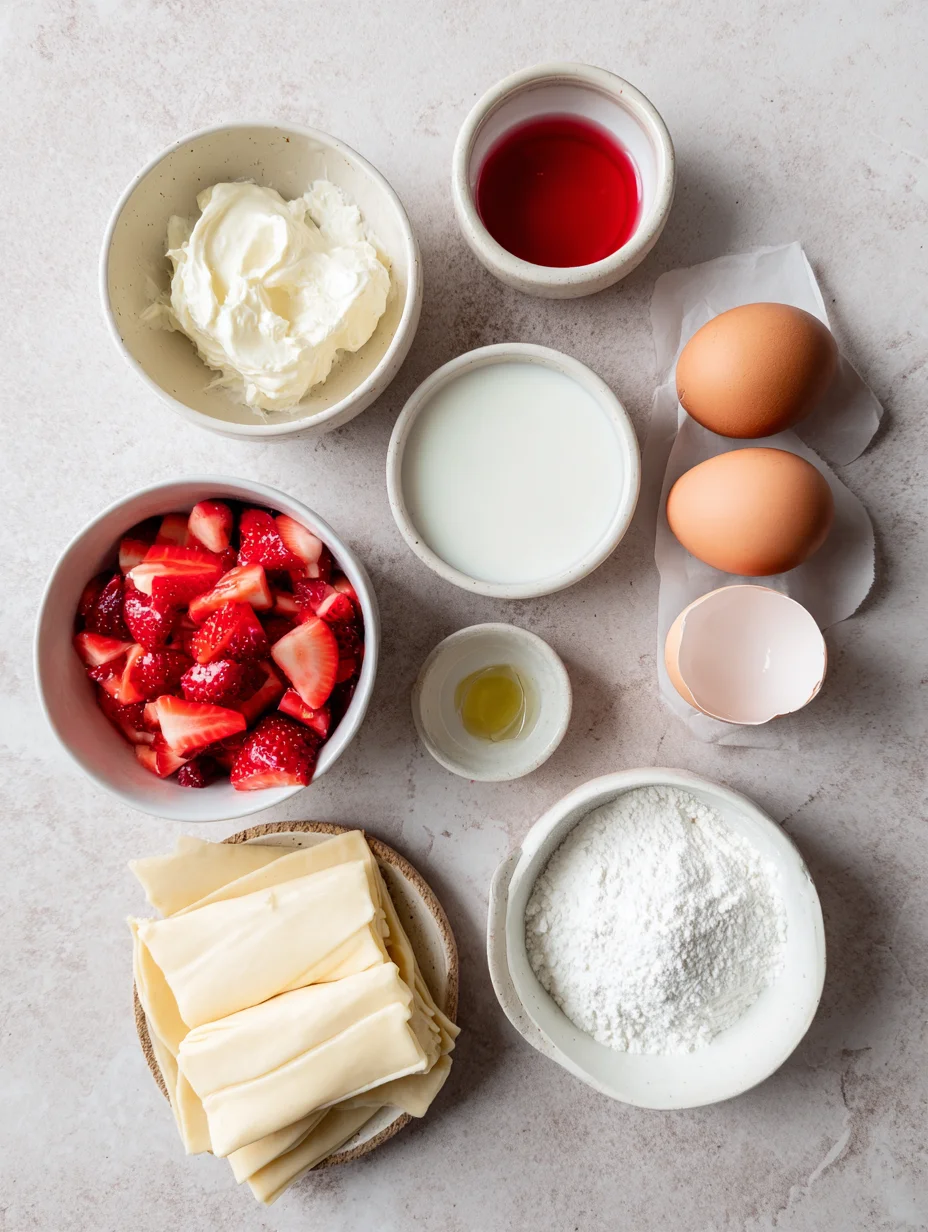 Strawberry Cream Cheese Heart Danishes