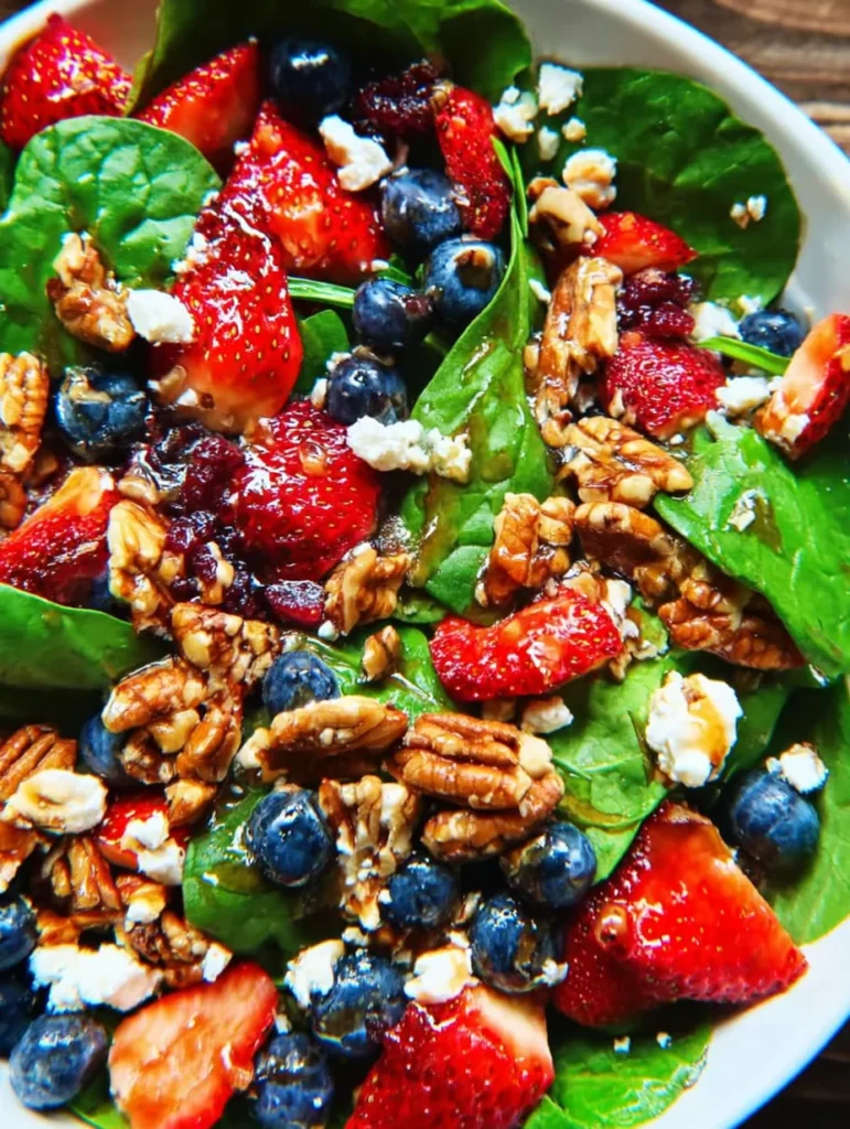15-Minute Strawberry Spinach Salad