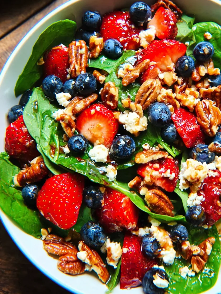 Strawberry Spinach Salad