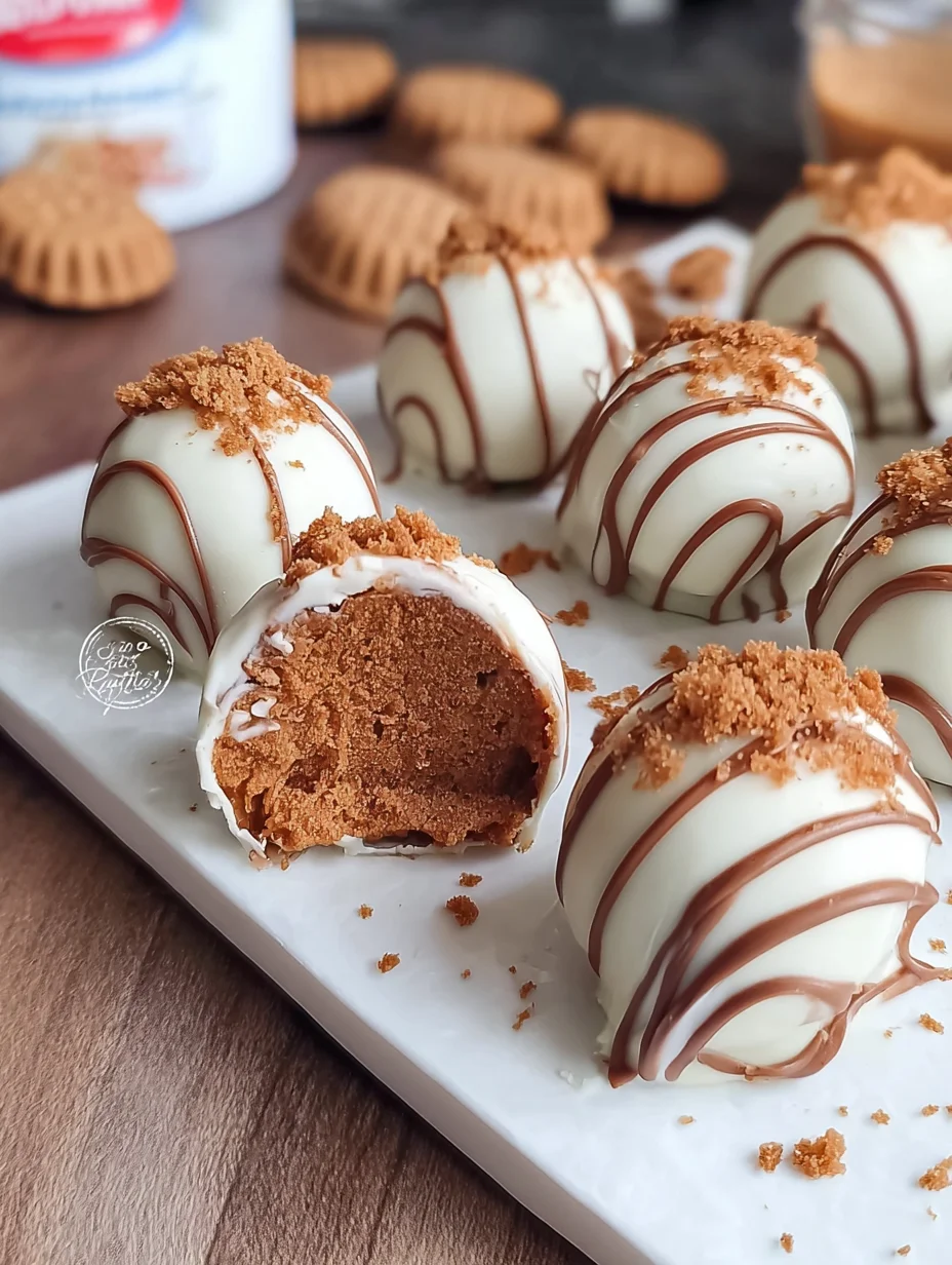 Truffles au Spéculoos