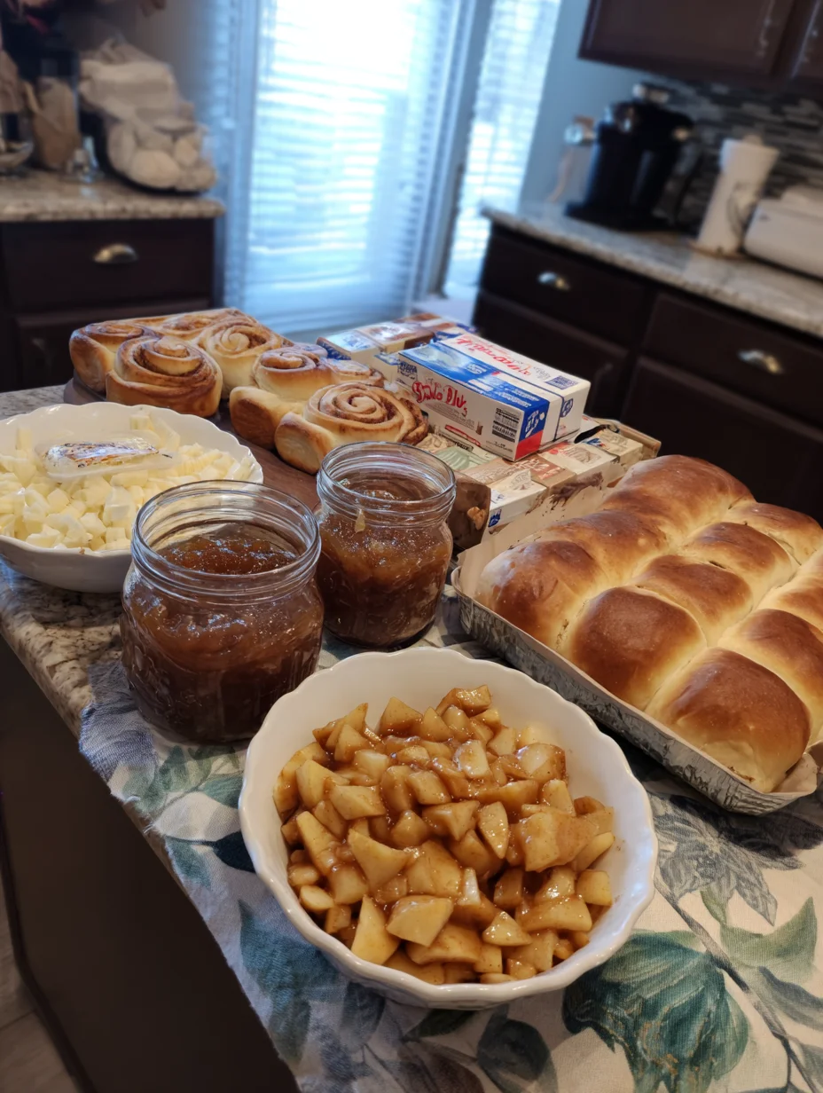 2 Ingredient Apple Cinnamon Roll Bake