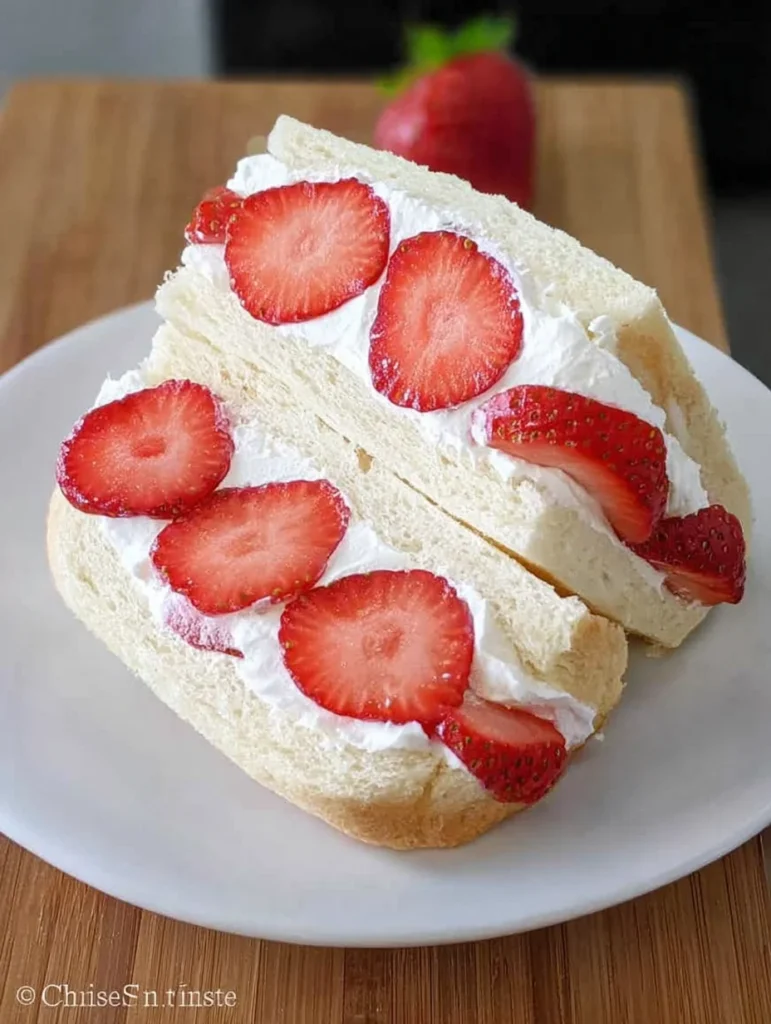 4-ingredient Strawberry Sando