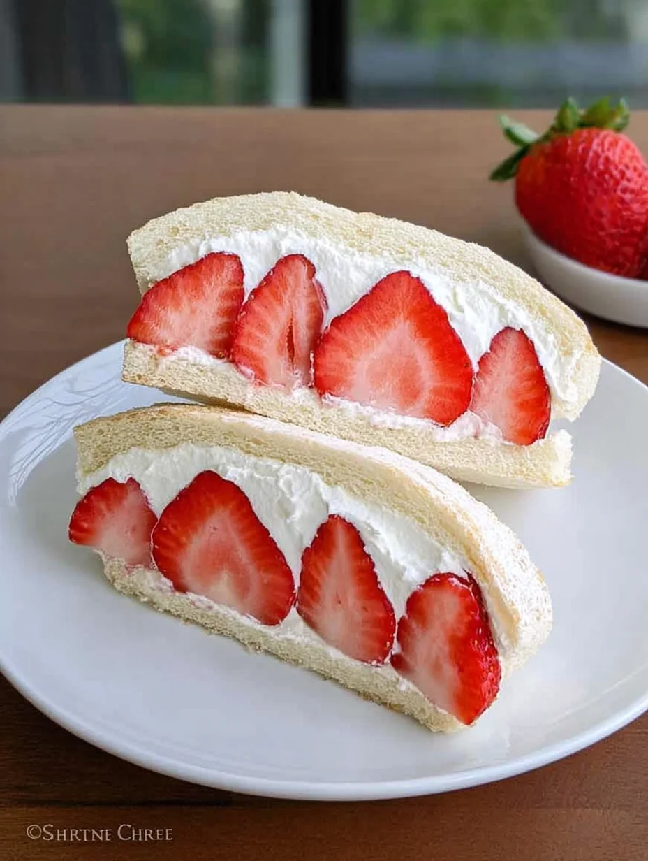 4-ingredient Strawberry Sando