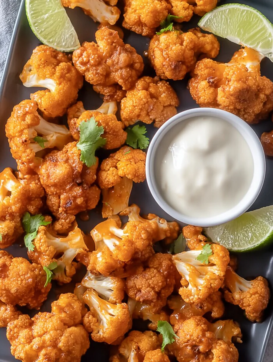 Air Fryer Buffalo Cauliflower