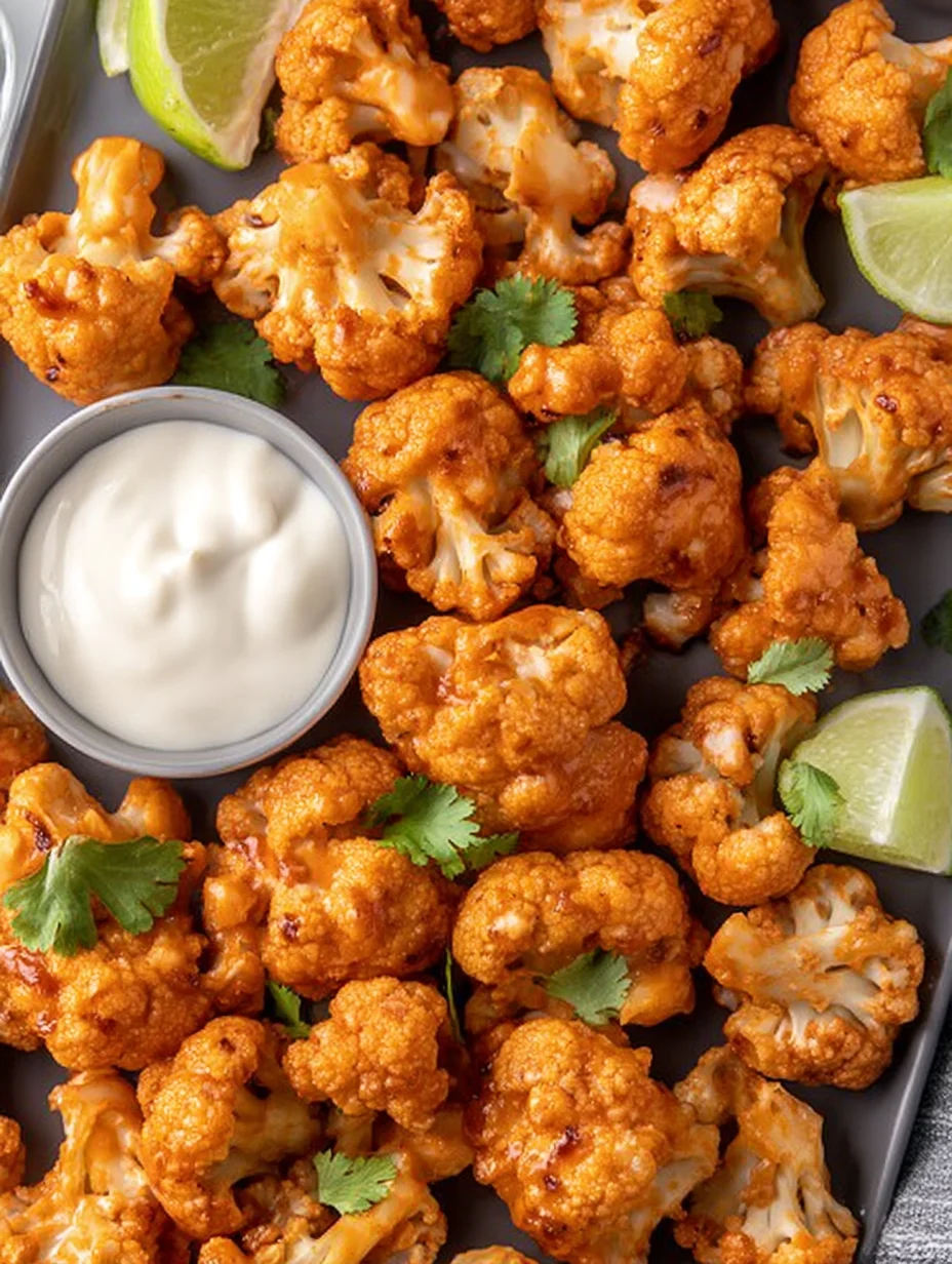 Air Fryer Buffalo Cauliflower