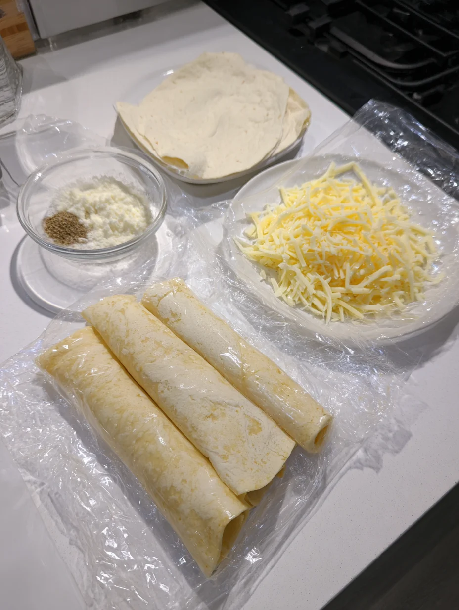 Air Fryer Tortilla Garlic Bread