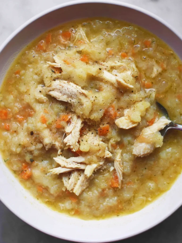 30-Minute Anti-Inflammatory Cauliflower Chicken Soup Recipe