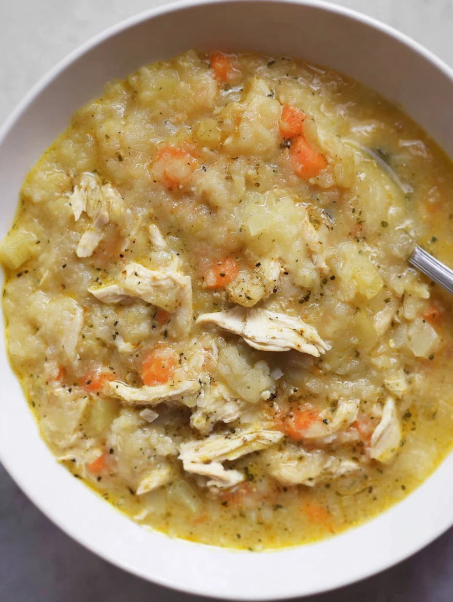Anti-Inflammatory Cauliflower Chicken Soup