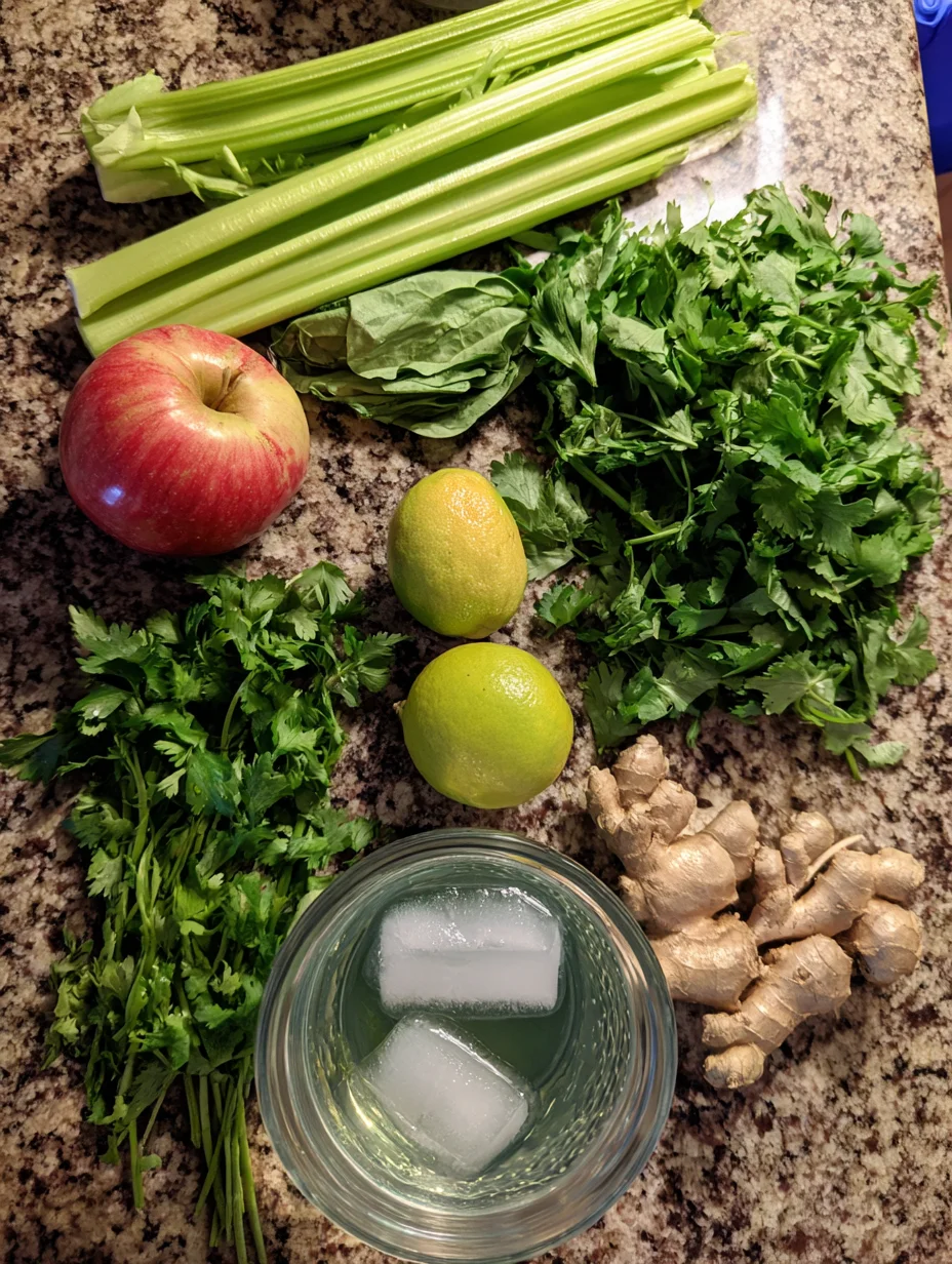 Apple Spinach Detox Smoothie