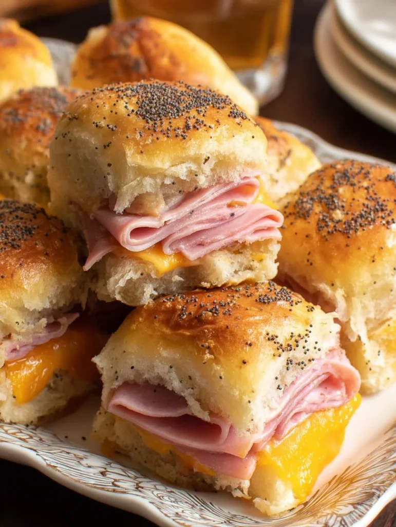Baked Ham and Cheese Sliders