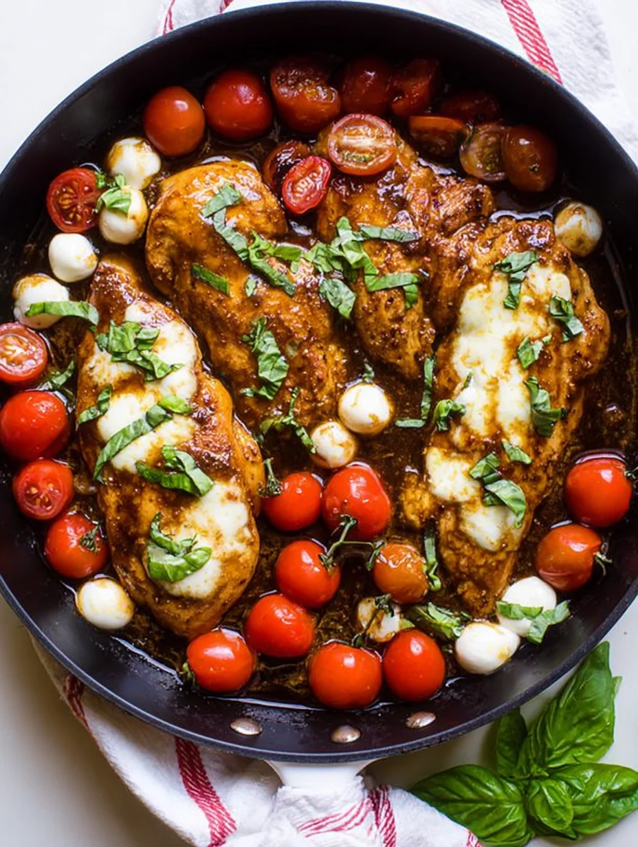 Balsamic Glazed One Pan Chicken