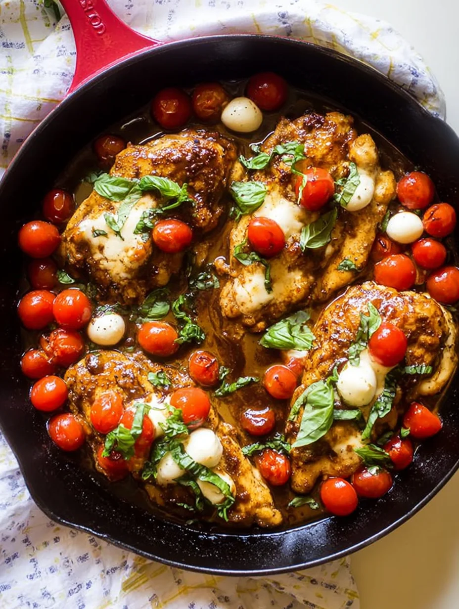 Balsamic Glazed One Pan Chicken