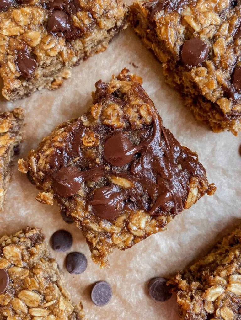 Banana Oatmeal Bars