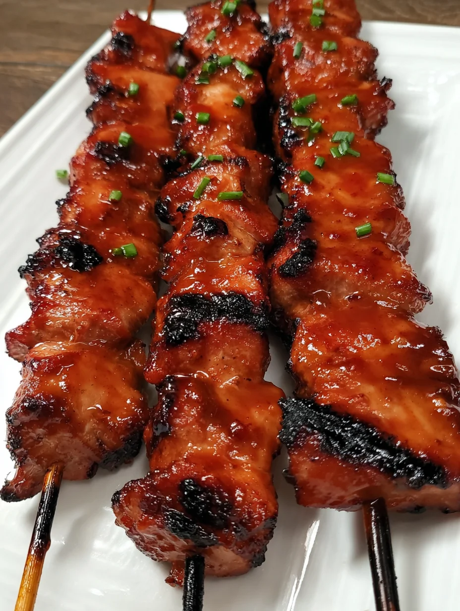 BBQ Pork Skewers
