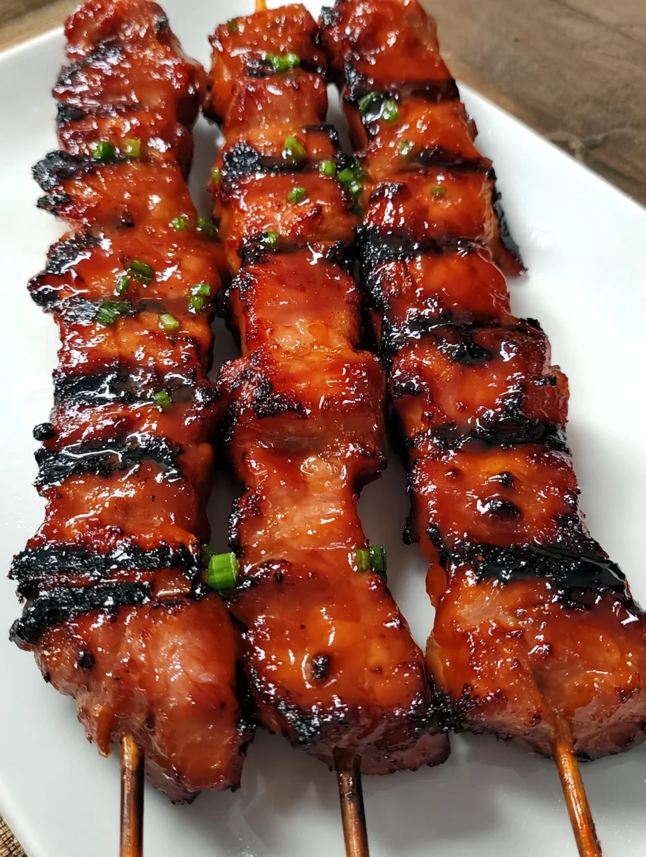 BBQ Pork Skewers