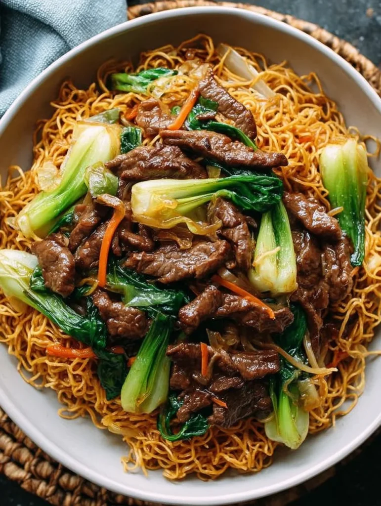 Beef Pan-Fried Noodles