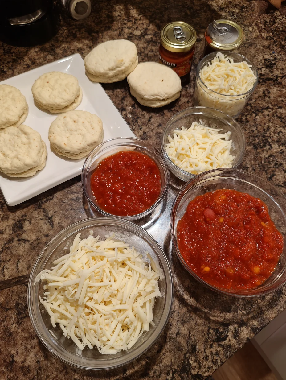 Bubble Up Biscuit Pizza Casserole