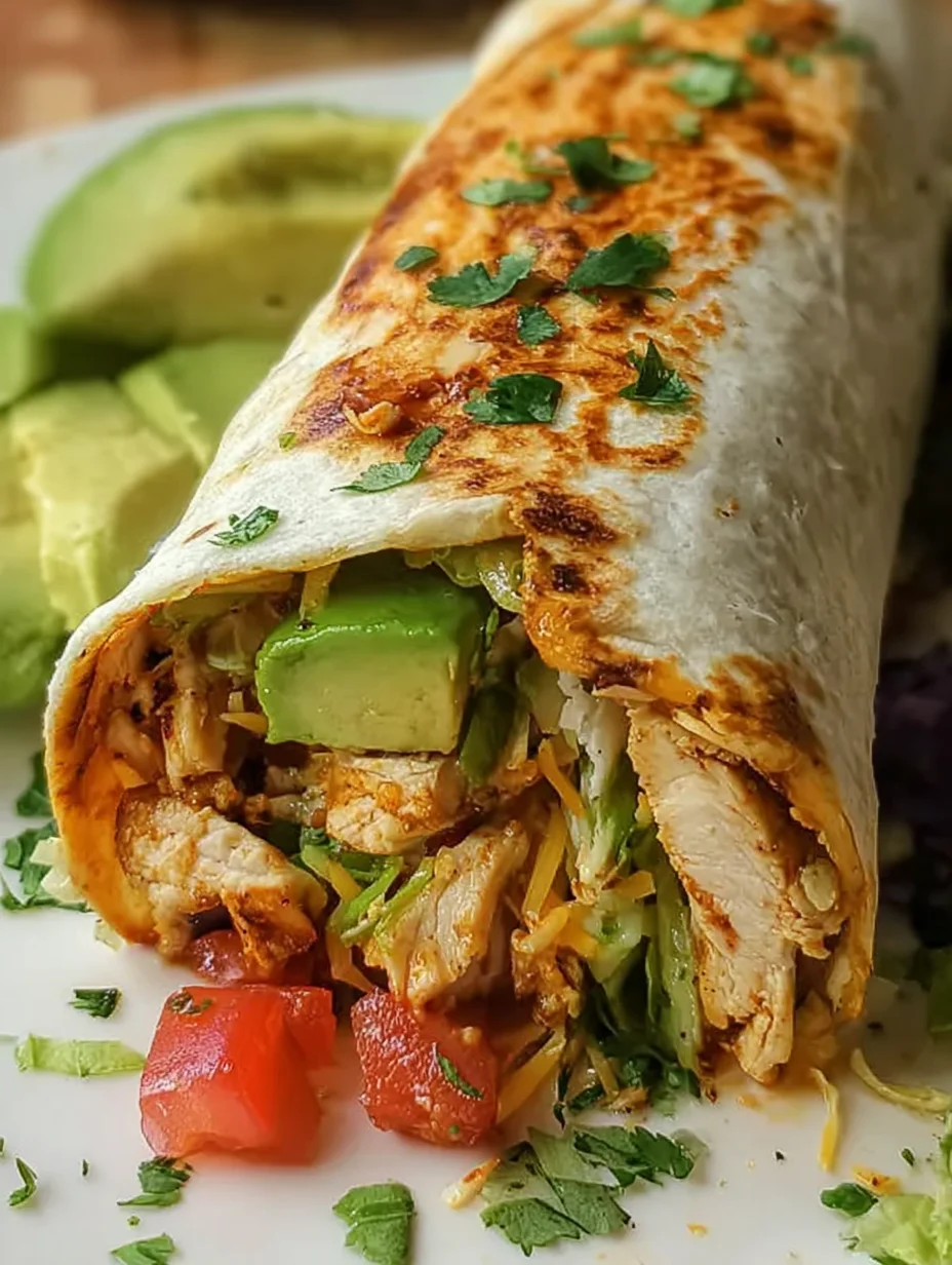 Chicken Avocado Wrap