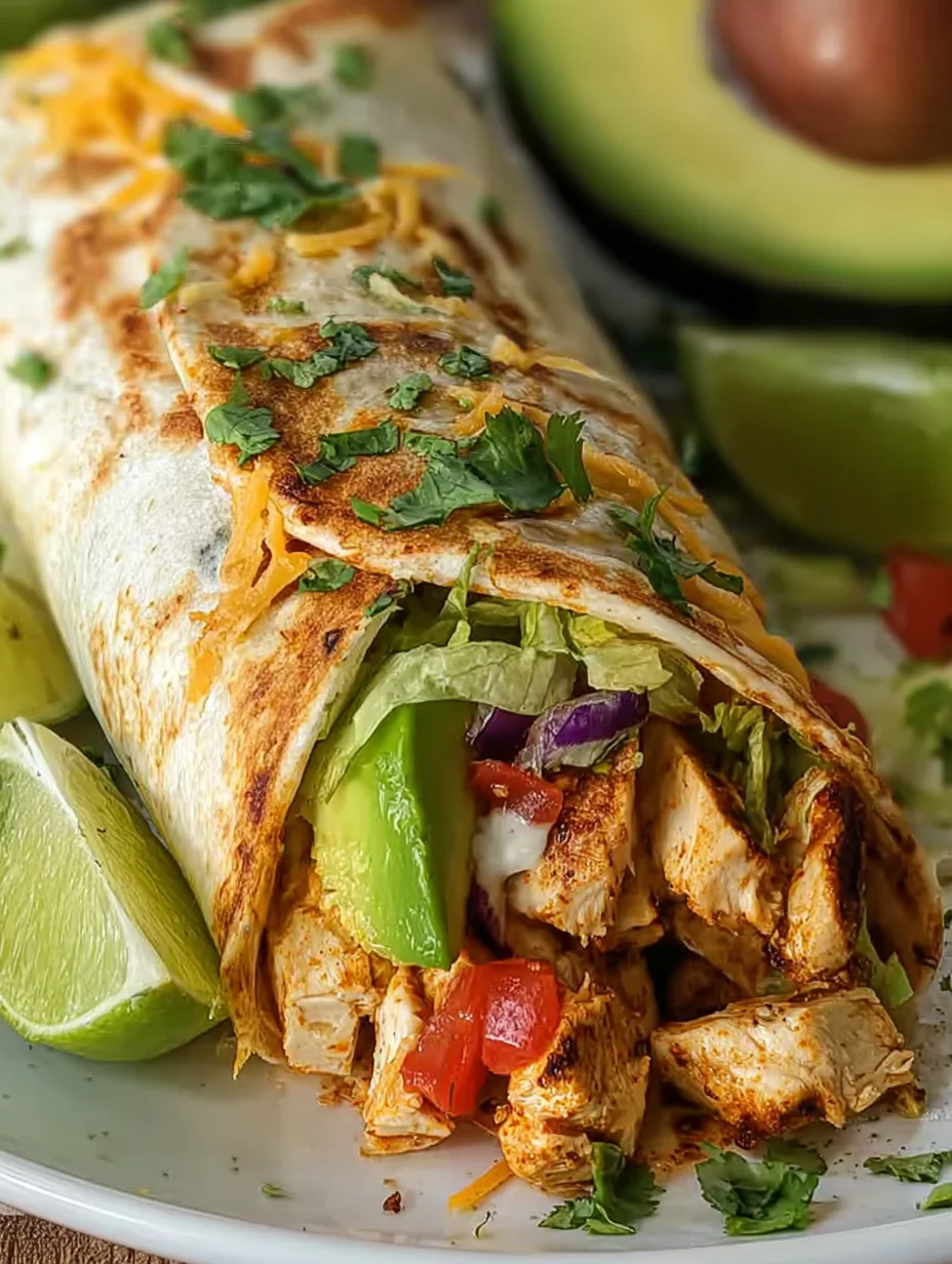 Chicken Avocado Wrap