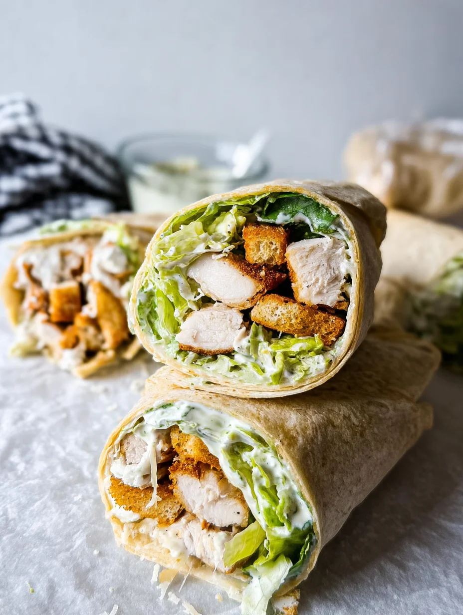 Chicken Caesar Wraps