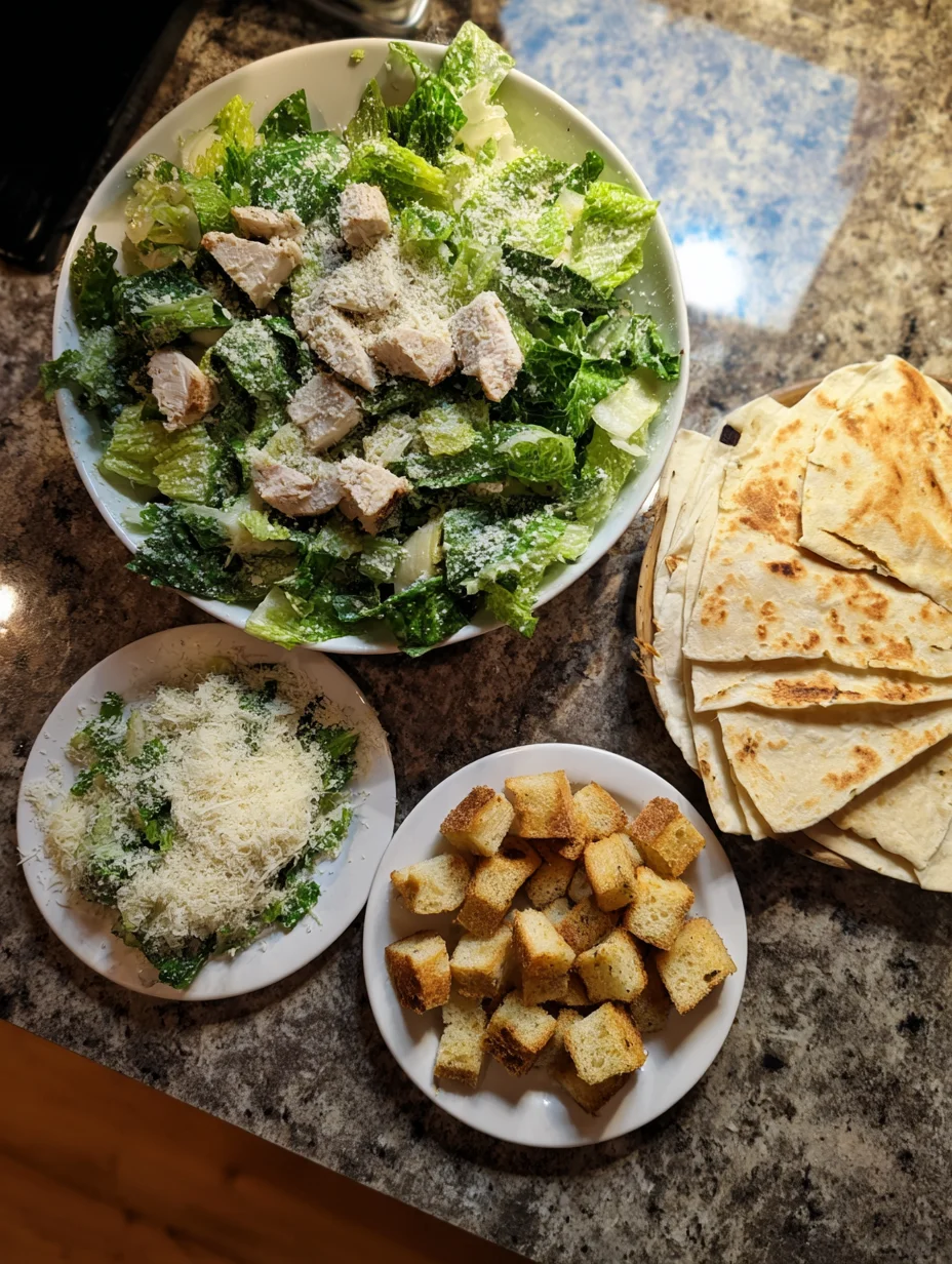 Chicken Caesar Wraps