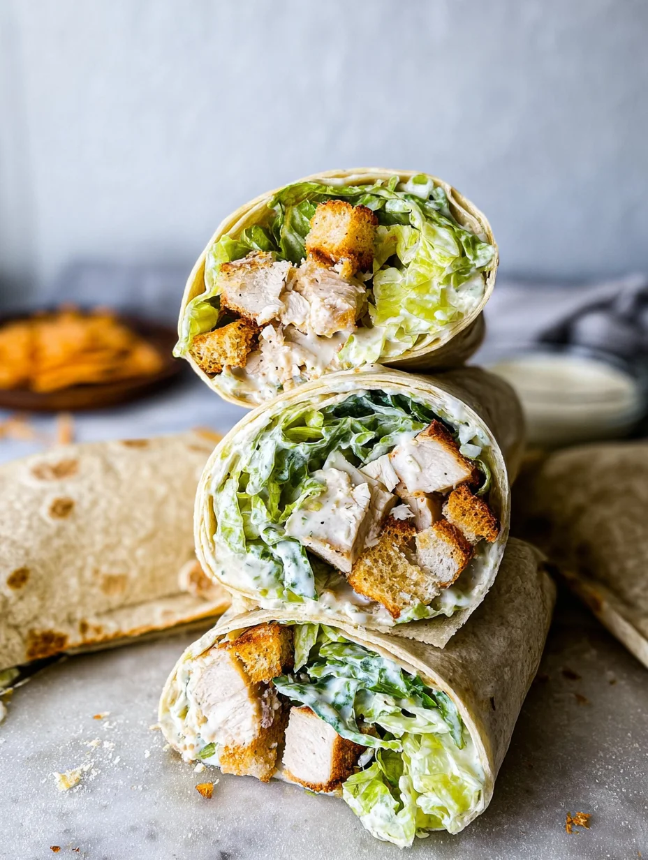 Chicken Caesar Wraps