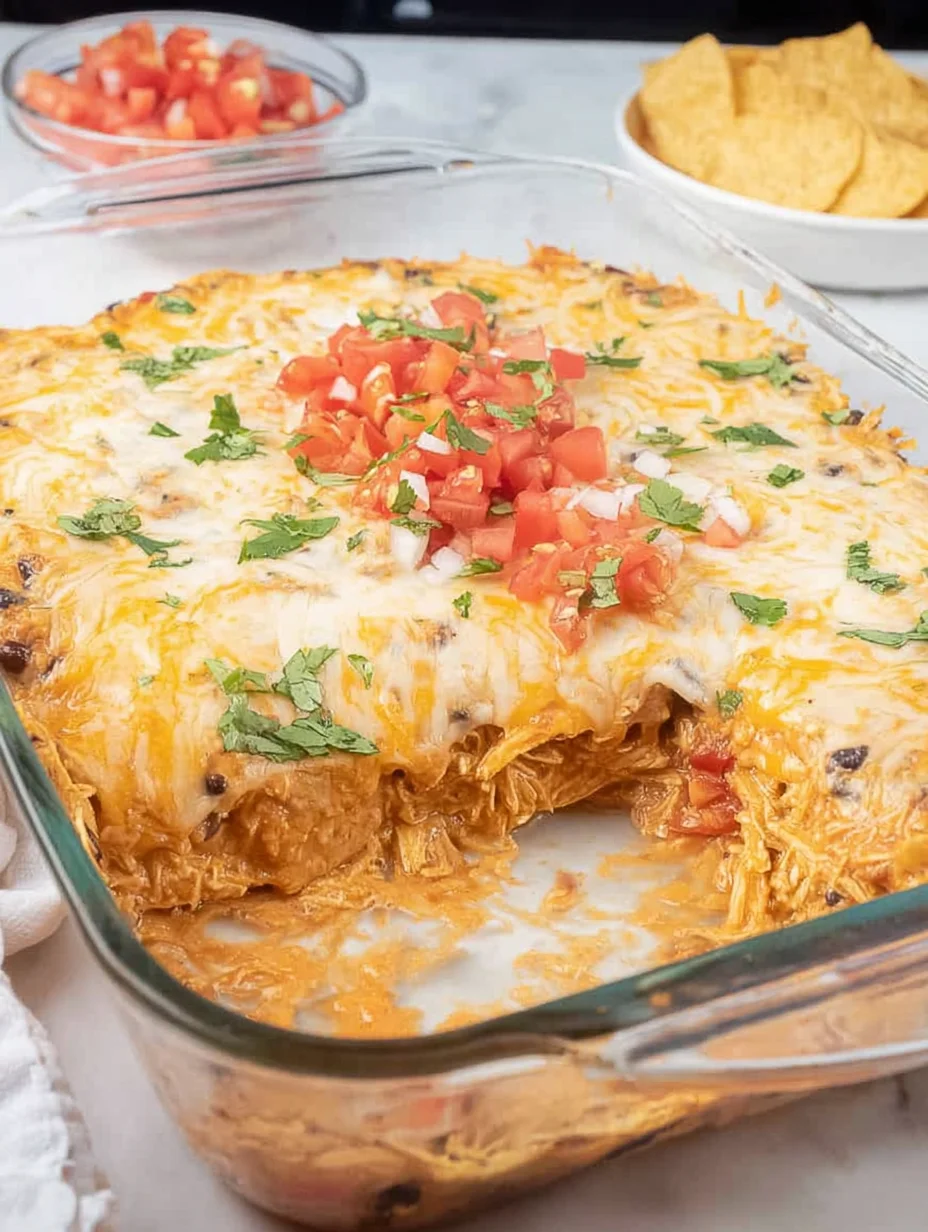 Chicken Taco Casserole