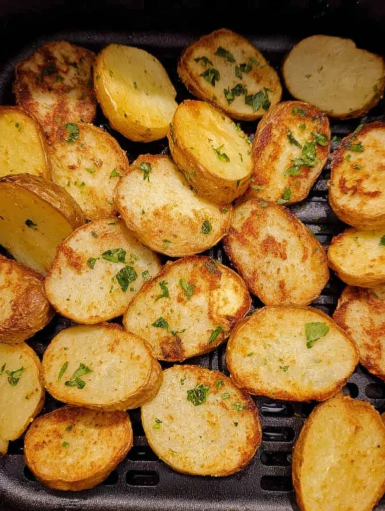 Crispy Air Fryer Sliced Potatoes