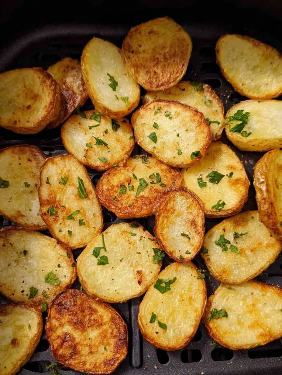 Crispy Air Fryer Sliced Potatoes