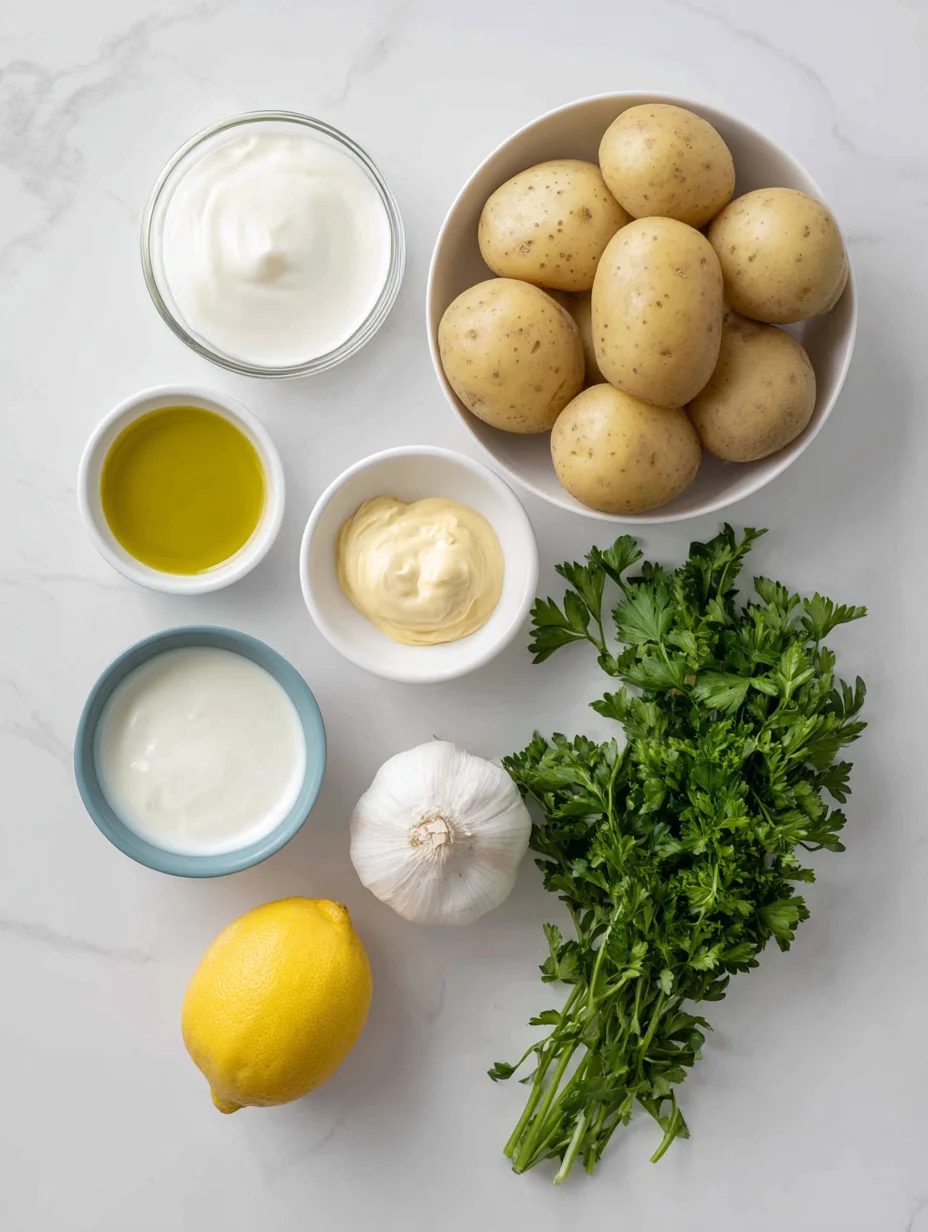 Crispy Smashed Potato Salad