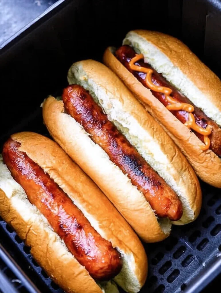 Easy Air Fryer Hot Dogs