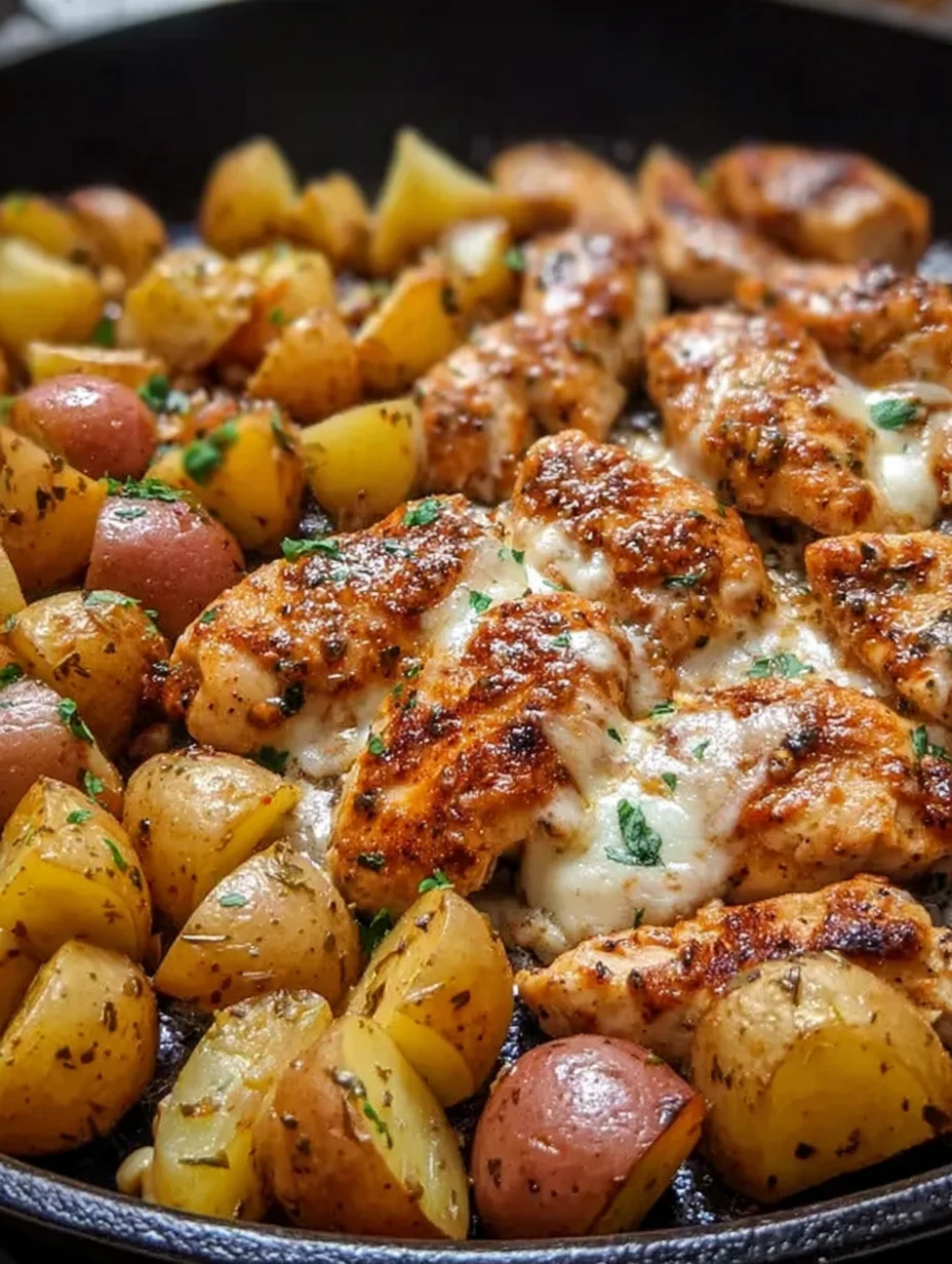 Garlic Parmesan Chicken and Potatoes