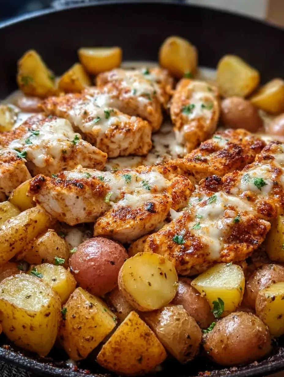 Garlic Parmesan Chicken and Potatoes