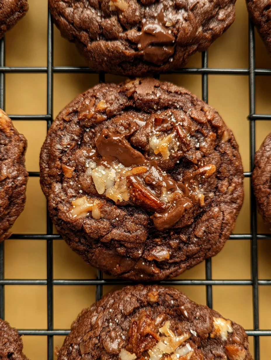 German Chocolate Cookies