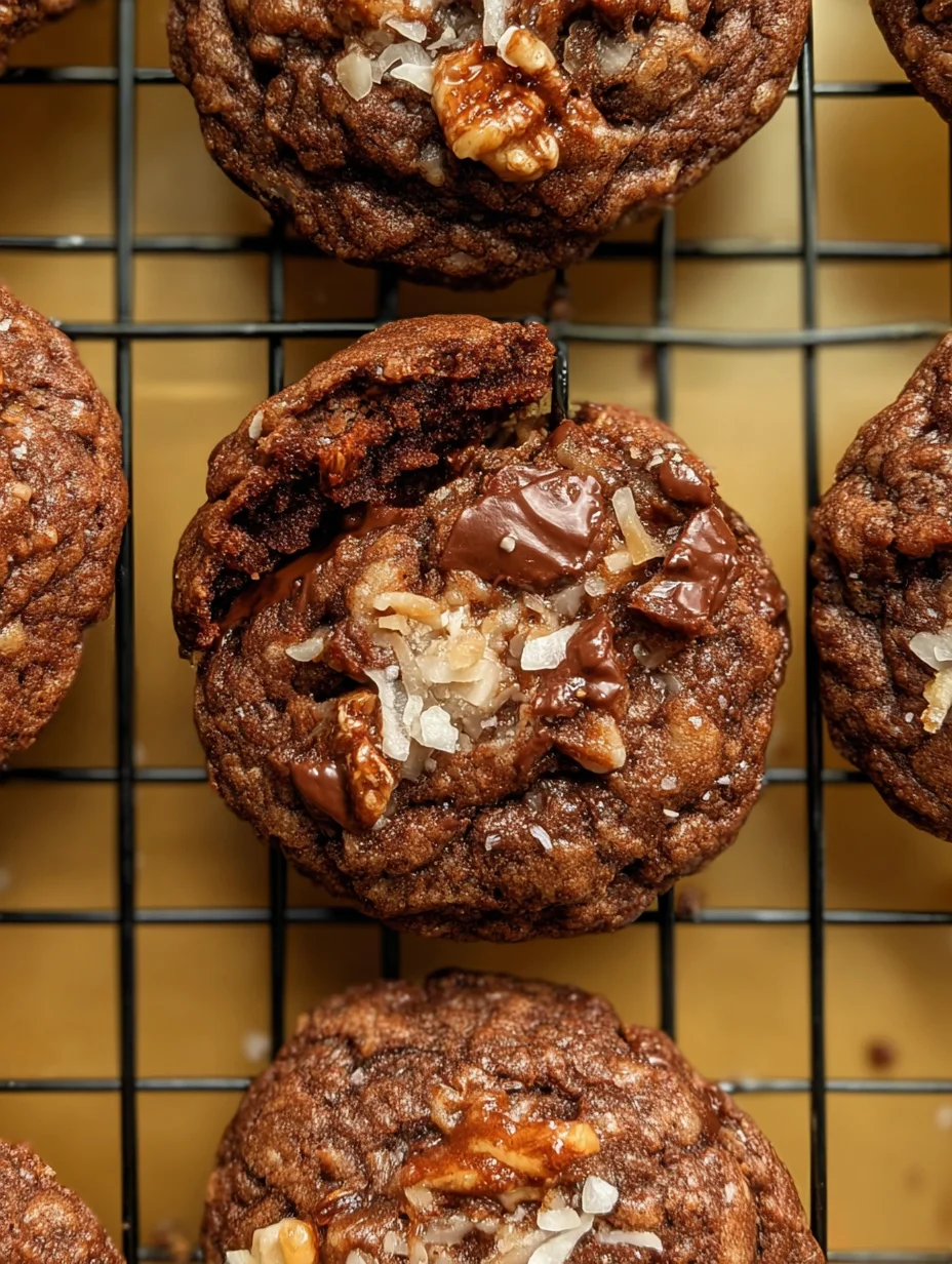 German Chocolate Cookies