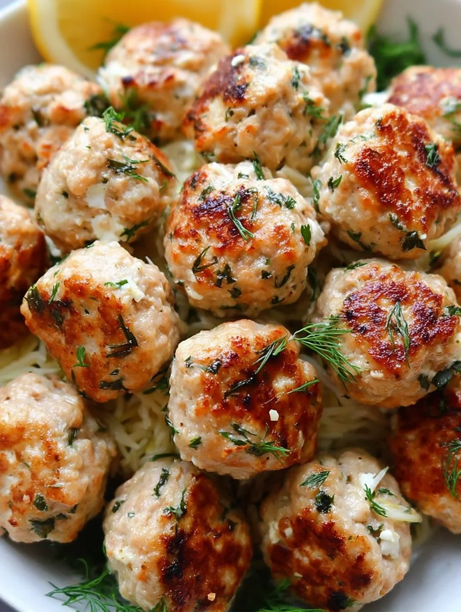 Greek Chicken Meatballs