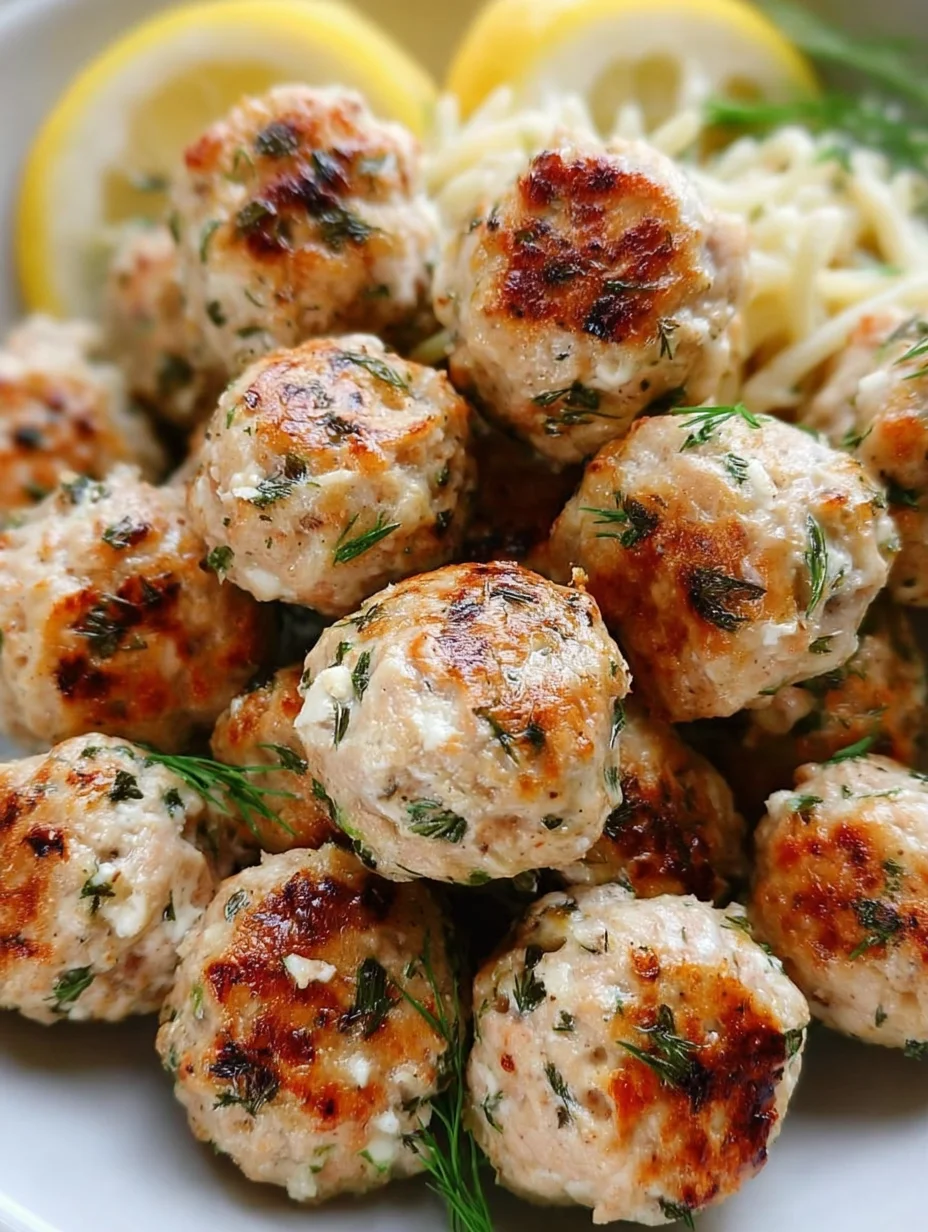 Greek Chicken Meatballs