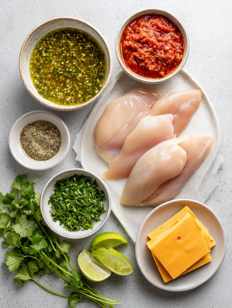 Grilled Salsa Verde Pepper Jack Chicken