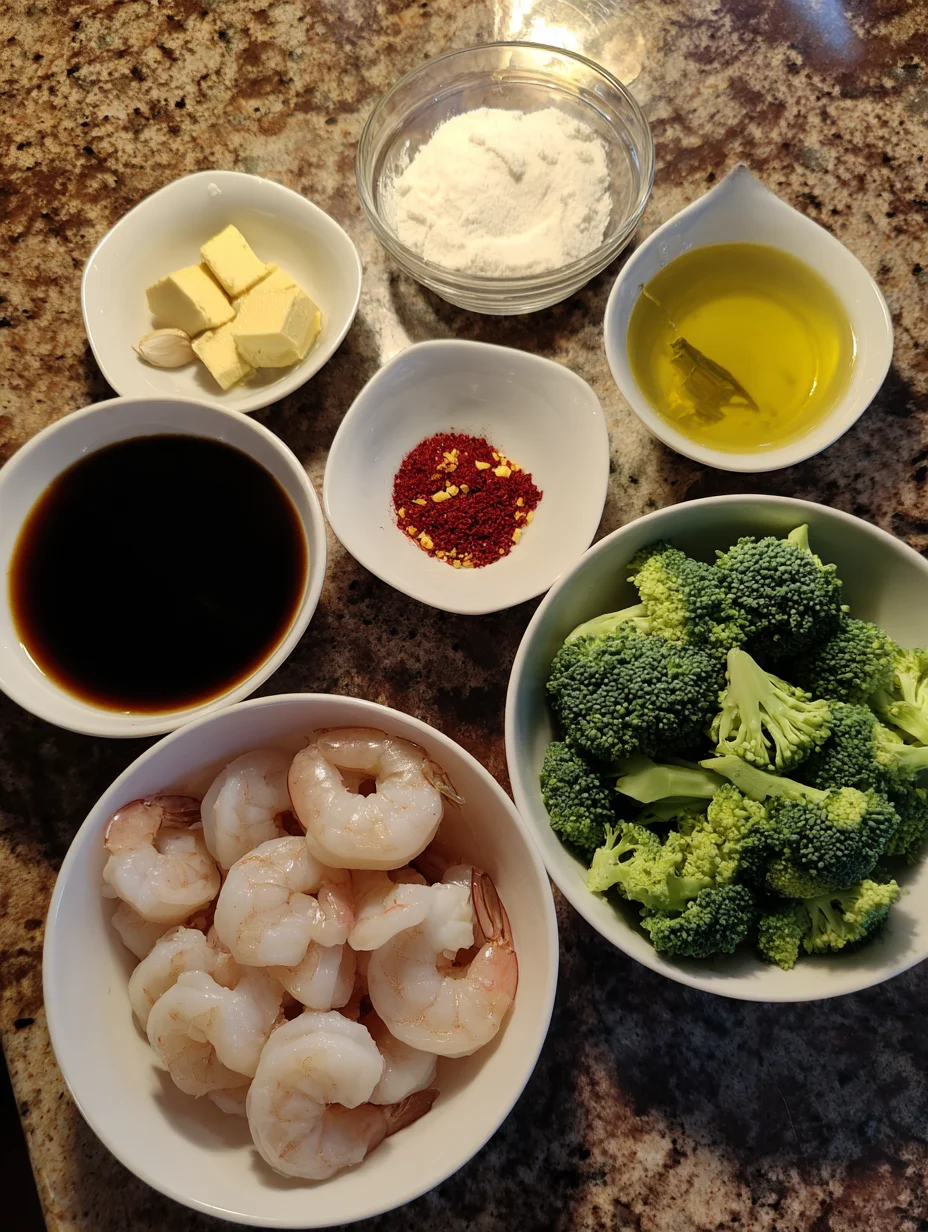 Honey Garlic Butter Shrimp and Broccoli