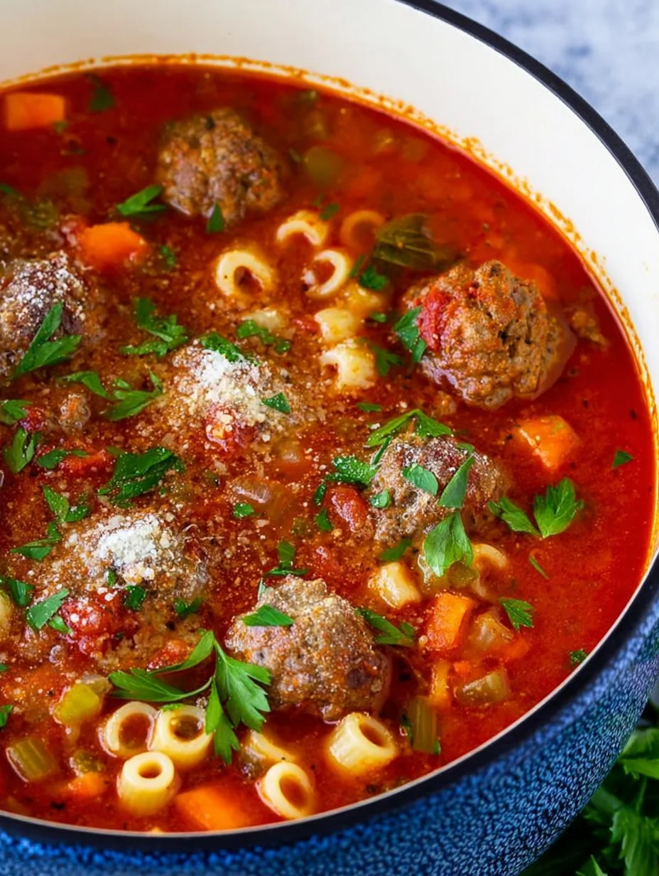 Italian Meatball Soup