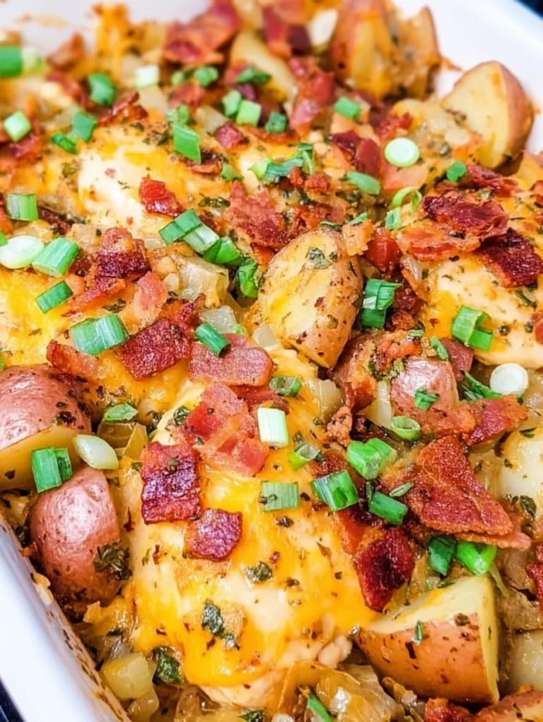 Loaded Chicken and Potato Casserole