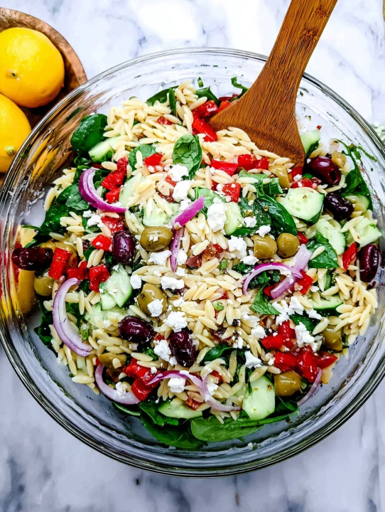Mediterranean Orzo Salad Recipe