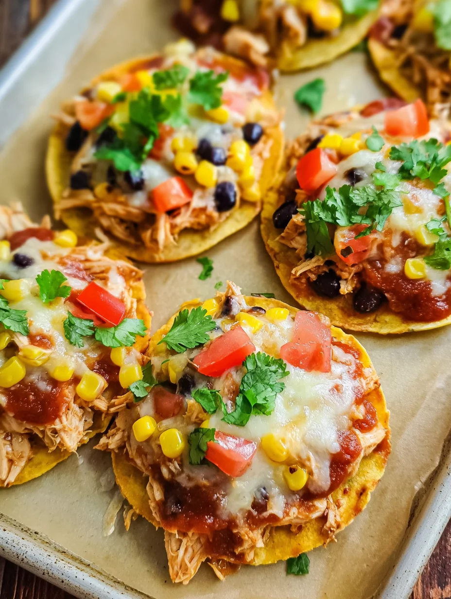 Mexican Rotisserie Chicken Tostadas