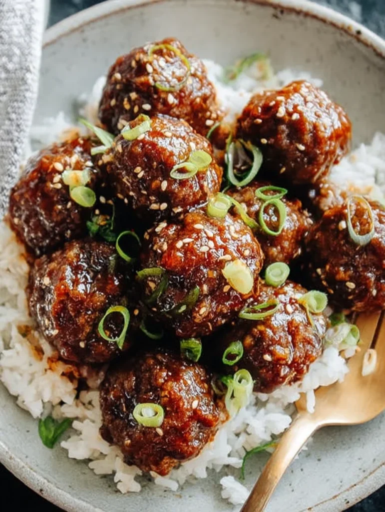 Mongolian Meatballs