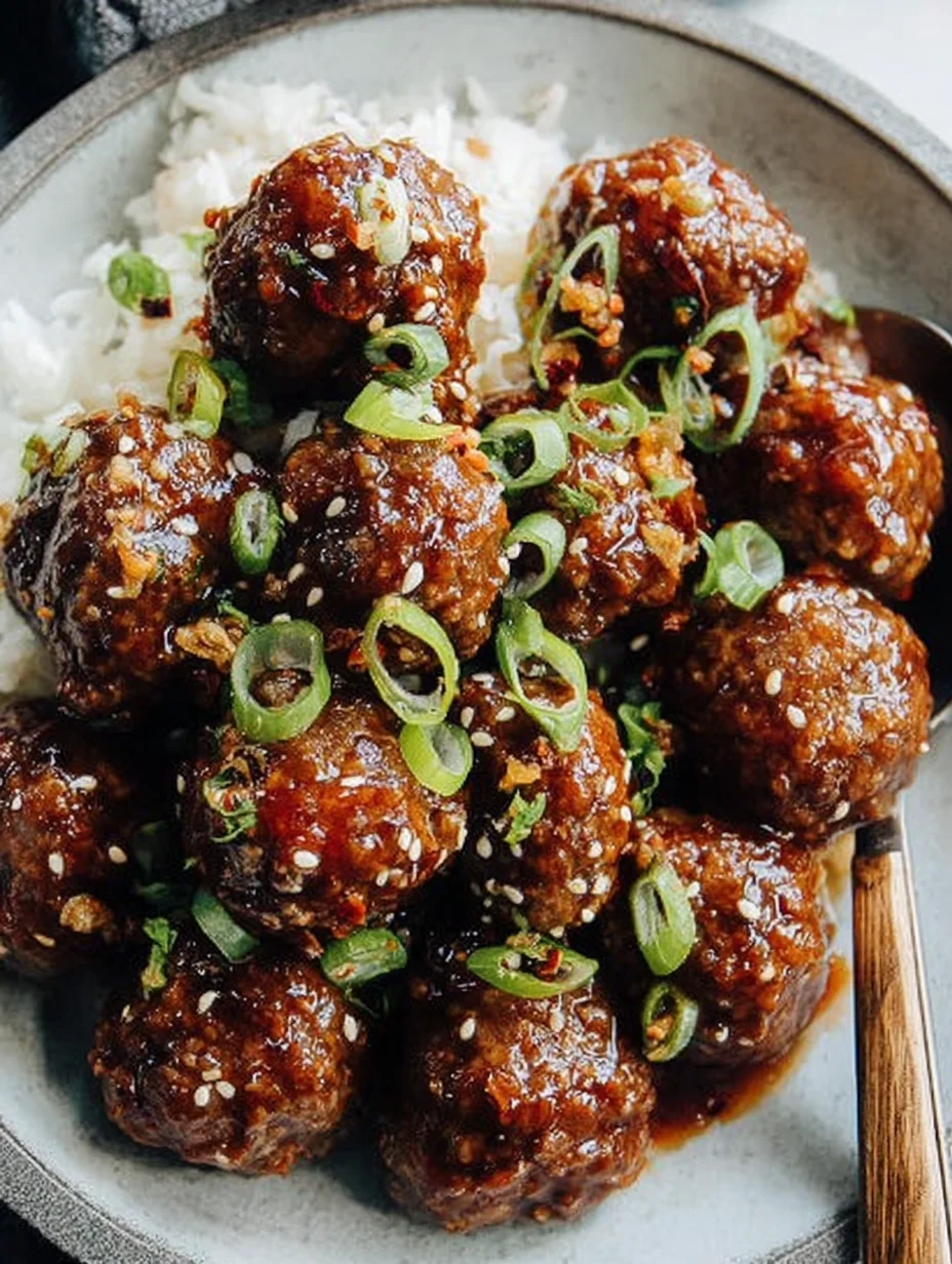 Mongolian Meatballs