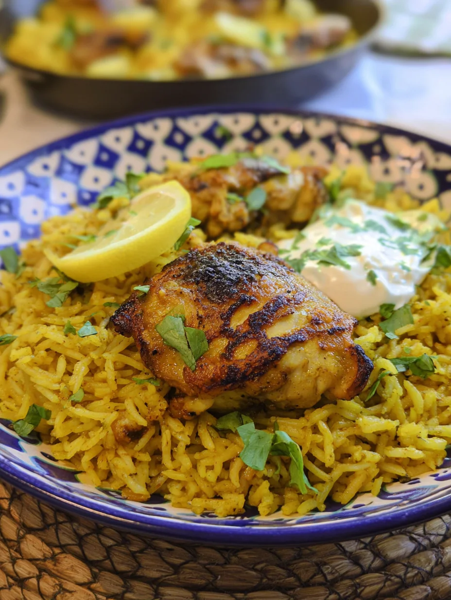 Moroccan Chicken & Rice