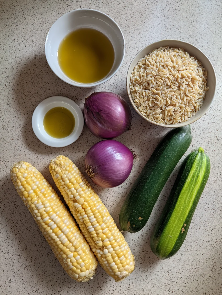 Orzo Pasta Salad Recipe with Feta