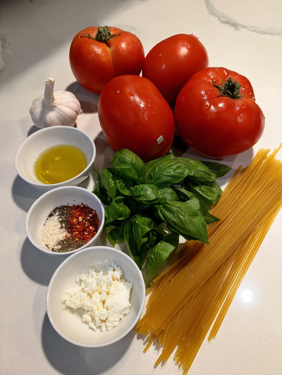 Roasted Tomato and Garlic Ricotta Pasta