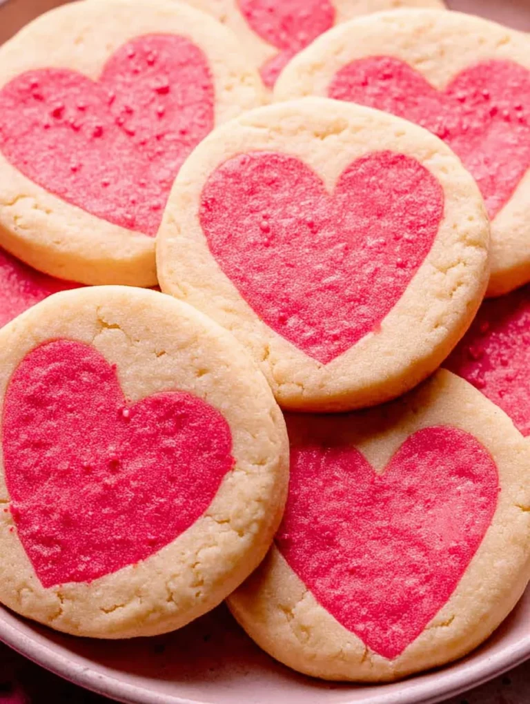 Slice and Bake Valentine's Day Cookies